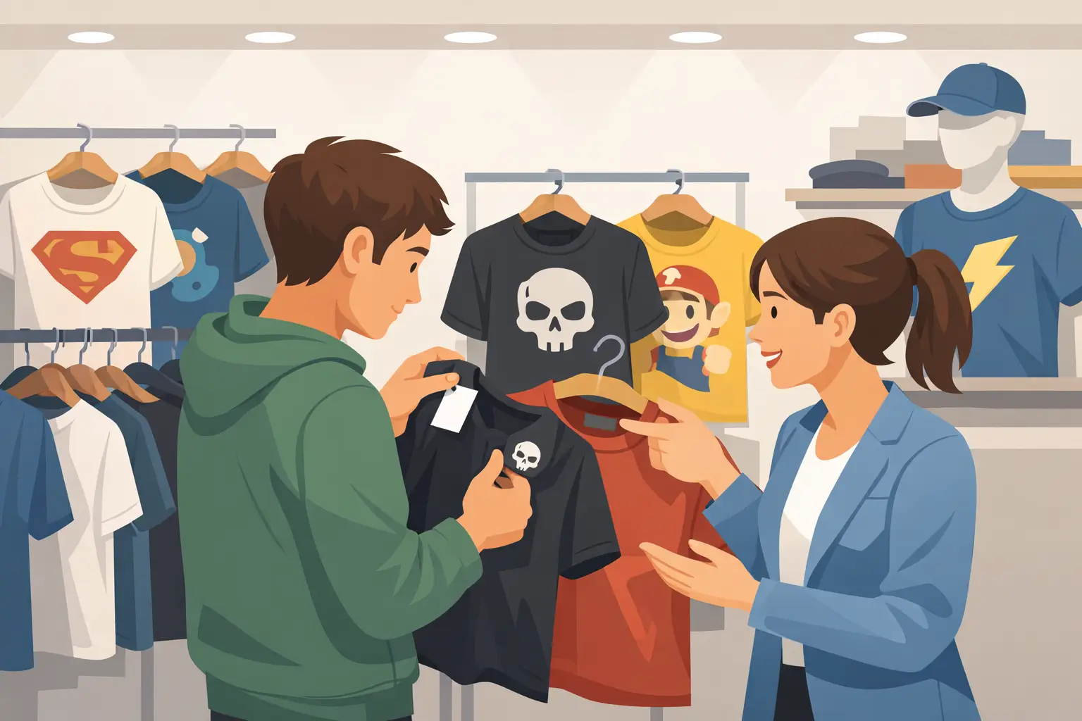 Comment choisir un t-shirt licence officielle