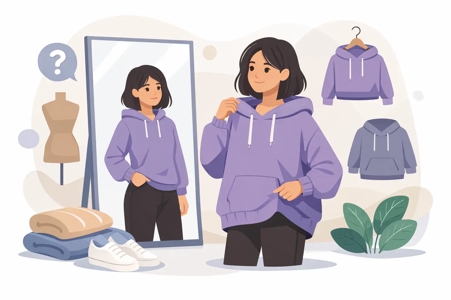 Quelle taille sweat choisir femme ?