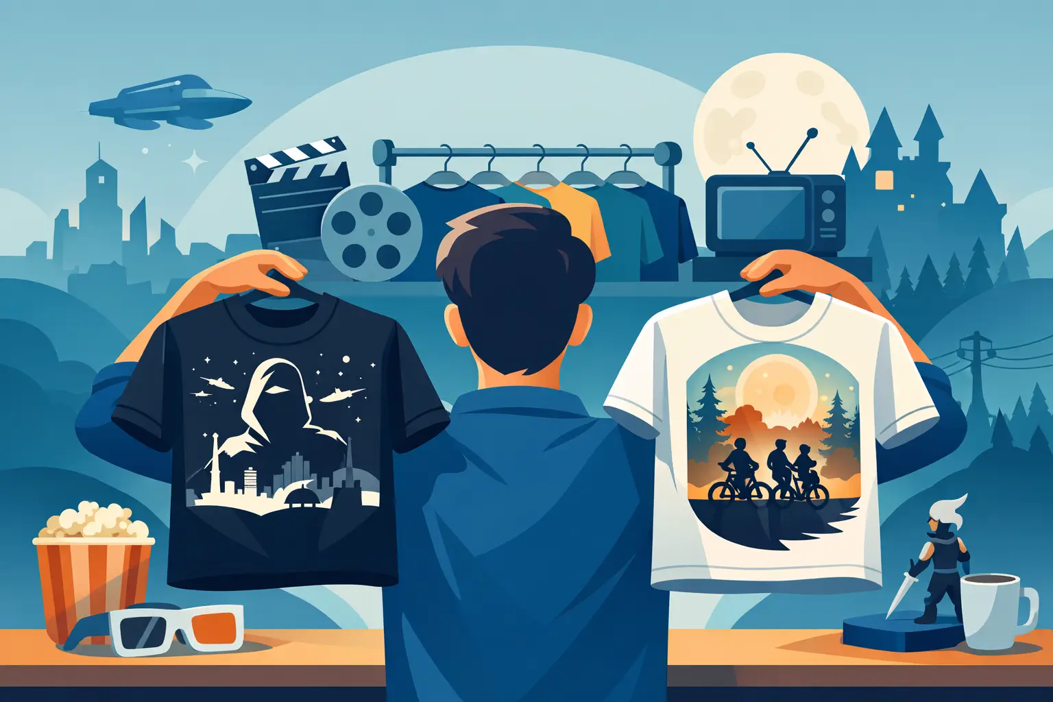 Bien choisir un t-shirt film ou série